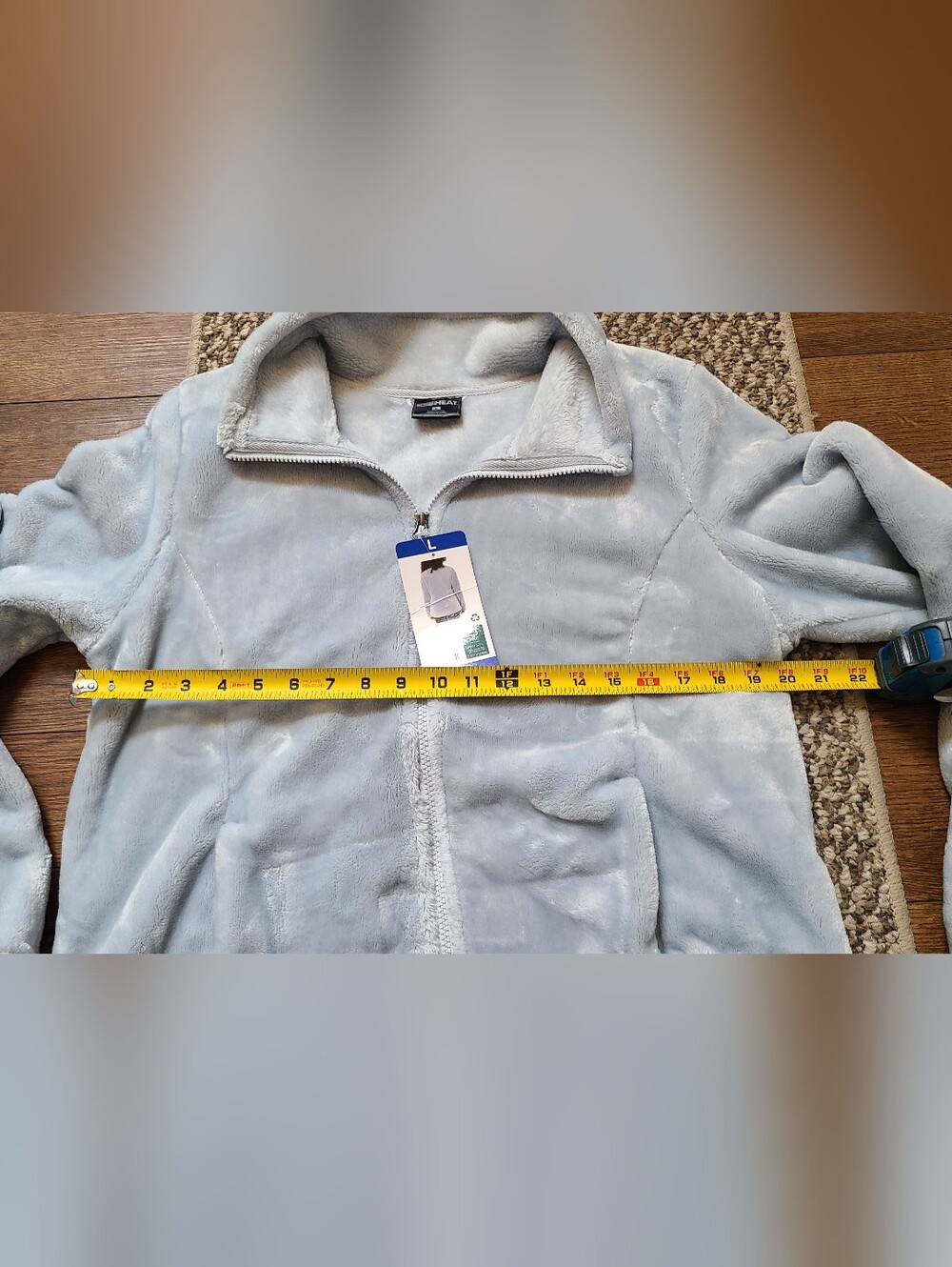 32 Degrees Heat Zip Plush Jacket Large - Picture 7 of 10